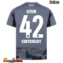 Camisa de Futebol Eintracht Frankfurt Can Uzun #42 Equipamento Alternativo 2025-26 Manga Curta